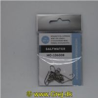 5704041017786 - Saltwater - Lige øje Rustfri stål - 15 stk  - Str. 8