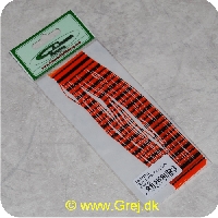 5704041018097 - Black Barred Crazy Legs - Orange - Silikone ben der giver enormt liv til fluen