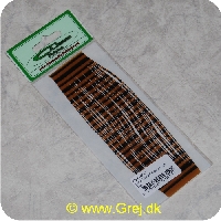 5704041018141 - Black Barred Crazy Legs - Tan (brun) - Silikoneben giver enormt liv til fluen