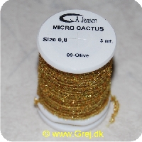 5704041018615 - Micro Cactus Chenille - Olive - 3 meter - Size 0,8