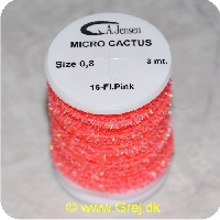 5704041018653 - Micro Cactus Chenille - Shrimp Pink - 3 meter - Size 0,8