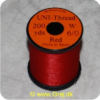 5704041100037 - UNI Thread - 6/0 - Rød - 200 yards