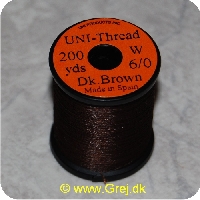 5704041100099 - UNI Thread - 6/0 - Mørk brun - 200 yards