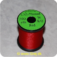 5704041100181 - UNI-Thread - 8/0 - Rød - 200 yards