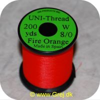5704041100303 - UNI-Thread - 8/0 - Fire Orange - 200 yards