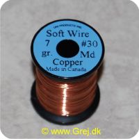 5704041100846 - Uni Soft Wire - Kobberfarvet - 7g - # 30 Md - Meget blød og stærk kobberwire