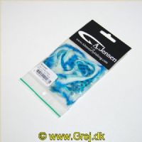 5704041201635 - Tiger Zonker Strips - Blue over White with Black grizzly markings