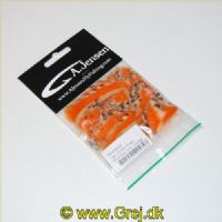 5704041204698 - Tiger Zonker Strips - White over Orange with Black grizzly markings