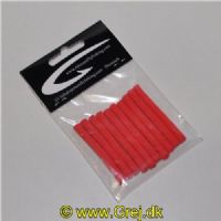 5704041210590 - Fly Foam Cylinders - 5 mm - Rød - 10 stk.