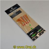 5704041900163 - Affinity Sabiki Makerel forfang - Makrel - Farve: UV Orange - Main: 0,7mm - Drop: 0,5mm - Krog:1/0