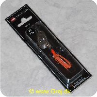 5704241000328 - Innovativelures Wriggle Tail - Str. 3/ 7,9g - Sølv med orange hale