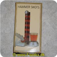 5704777045015 - Hammer shots med forskellige dyster alt efter hvor højt man kan slå den op.