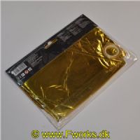 5704777045244 - Folieballon pakke - Med teksten "HAPPY NEW YEAR" i guld.