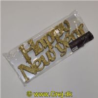 5704777057018 - Happy New Year skilt til at stille på bord - i Guldglimmer.
