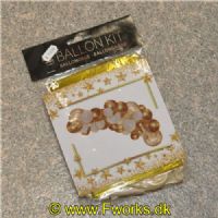 5704777062395 - Ballonsæt - Guld