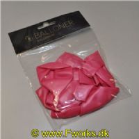 5704777062494 - Ballon pakke - 8 Ass. Lilla eller Rosa ballonner
