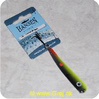 5706301423870 - Hansen Stripper 12gram - 6.9cm - MJ (black & White UV) Grønlig m/rød plet