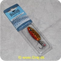 5706301424204 - Hansen Herring Inline 10g - 4,5 cm - Messina - Rød/gul m/ sorte prikker