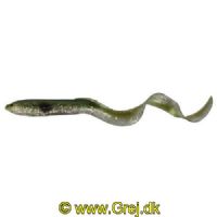 5706301637772 - Savage gear Real Eel 20 cm lang - 27 gram - Green Silver (uden jighoved og stinger kroge)