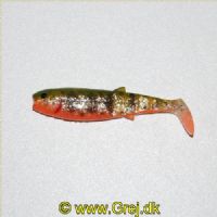 5706301719126 - Savage gear Cannibal Shad - 6,8 cm lang - 3 gram - Olive Smolt UV