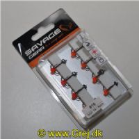 5706301723314 - Savage Gear trekroge - Model SGY 1X - Str. 10 - 8 stk. - Hot Spot (Hug punkt) - Ring Rigged