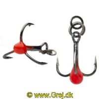 5706301723321 - Savage Gear trekroge - Model SGY 1X - Str. 8 - 8 stk. - Hot Spot (Hug punkt) - Ring Rigged