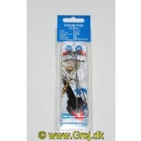 5707461302036 - Sabiki Pro Rig Fladfisk 40g med perler og sort ankerlod - Krogstr.: 2/0 - Line: 0.70mm