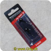 5707461302210 - Kinetic Jig Head 5g - Sort - 2 stk