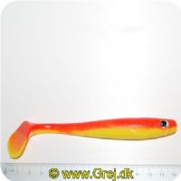 5707461329798 - Jig hale - En livlig Jig Hale. Halerne er 150mm/23g - Farve : Blossom Rød/Gul