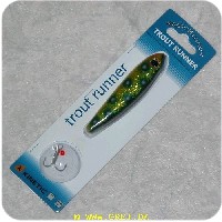 5707461331579 - Trout Runner - Green (Wh. Spots) - 22 g.