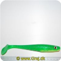 5707461332569 - Jig hale - En livlig Jig Hale. Halerne er 200mm/50g - Farve : Spring Grøn/gul - med multicolor glitter<BR>
Model: Playmate PT