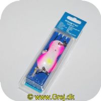 5707461356244 - Sabiki Fladfiskeske/Fladfiskerig 80g - Krog str. #1/0 - Main line: 0,6mm  - Farve: Kinky Pinky - Breaking line: 0,45mm
<BR><BR>Riggen er med 2 kroge og bundet op på et godt stykke skum. Som man fortsat kan opbevare riggen på - Med perler og spinneblad.