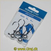 5707461362184 - Kinetic JigHead 12g - 4 stk - Krog str. #4/0