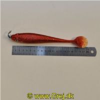 5707461379663 - Jig hale - En livlig Jig Hale. Halerne er 200mm/50g - Farve : Redish Gold