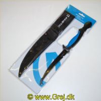 5707461443913 - Teflonbelagt fiskekniv 6,5 tomme med takker og ske i bag til at rense fisk med.