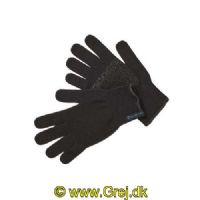5707461483629 - Kinetic Merino Wool Glove - One Size - Sort - I Højkvalitets uld