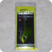 5707549247938 - Magic Minnow Seawaver - 200 gram - Grøn/sølv m/ sorte pletter