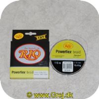 5707549252512 - Rio Powerflex braid - 0,18mm - 10,4 kg - 110 meter - heron grå