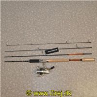 5707549269206 - Waterspeed G2 Light spin 9,6 fod L 3-15 gram - 4 delt - Tica LY2500FD - 4+1 BB - Linekap.: 0,25mm/180m - Leveres i stang/hjultaske