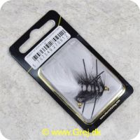 5707549270912 - Unique Flies - 2 stk. pakke - B.H. Rubber Leg Wooly White 1720 #8