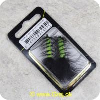 5707549270950 - Unique Flies - 2 stk. pakke - Flash a Bugger Fluo Lime 2220 #8