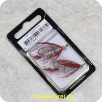 5707549271384 - Unique Flies - 2 stk. pakke - Mallard Magnus Red Daiichi 2220 #6