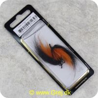 5707549271643 - Unique Flies - 2 stk. pakke - Black Orange Double TMC 9909 BK #6