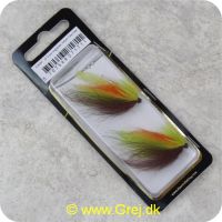 5707549271711 - Unique Flies - 2 stk. pakke - Green Highlander Variant Tube Plast 1 tomme