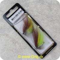 5707549271841 - Unique Flies - 2 stk. pakke - Silver Grey Variant Tube Plast 1 tomme