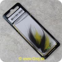 5707549271902 - Unique Flies - 2 stk. pakke - Yellow Mann Tube Plast 1 tomme