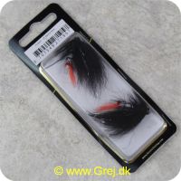 5707549271957 - Unique Flies - 2 stk. pakke - Black and Silver 1 tomme - Rørflue