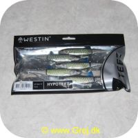 5707549319147 - Westin HypoTeez (Paddle Tail) 12.7cm - 5 stk - Clear Sky