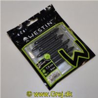 5707549492864 - Westin Nightcrawler - 8 stk - 7,5cm - Black/Sort - Duft: Banan