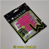 5707549492888 - Westin Nightcrawler - Floating - 8 stk - 7,5cm - Pink - Duft: Banan